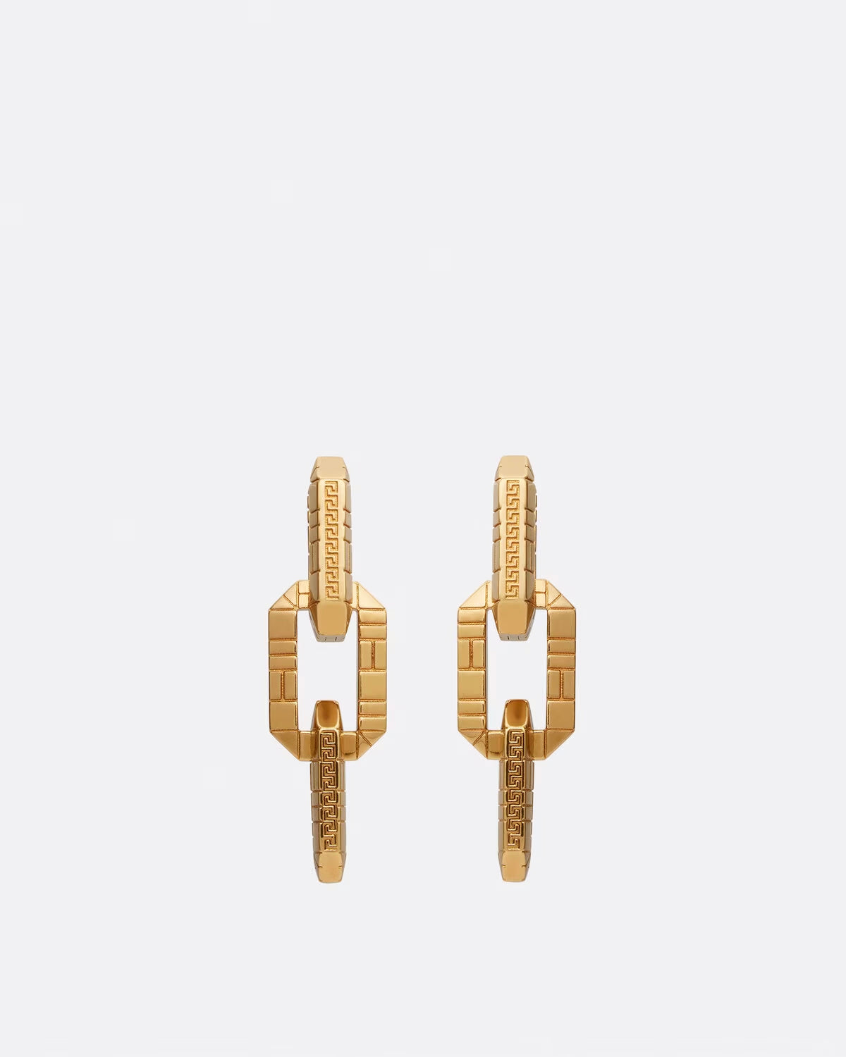 GRECA QUILTING DROP EARRINGS