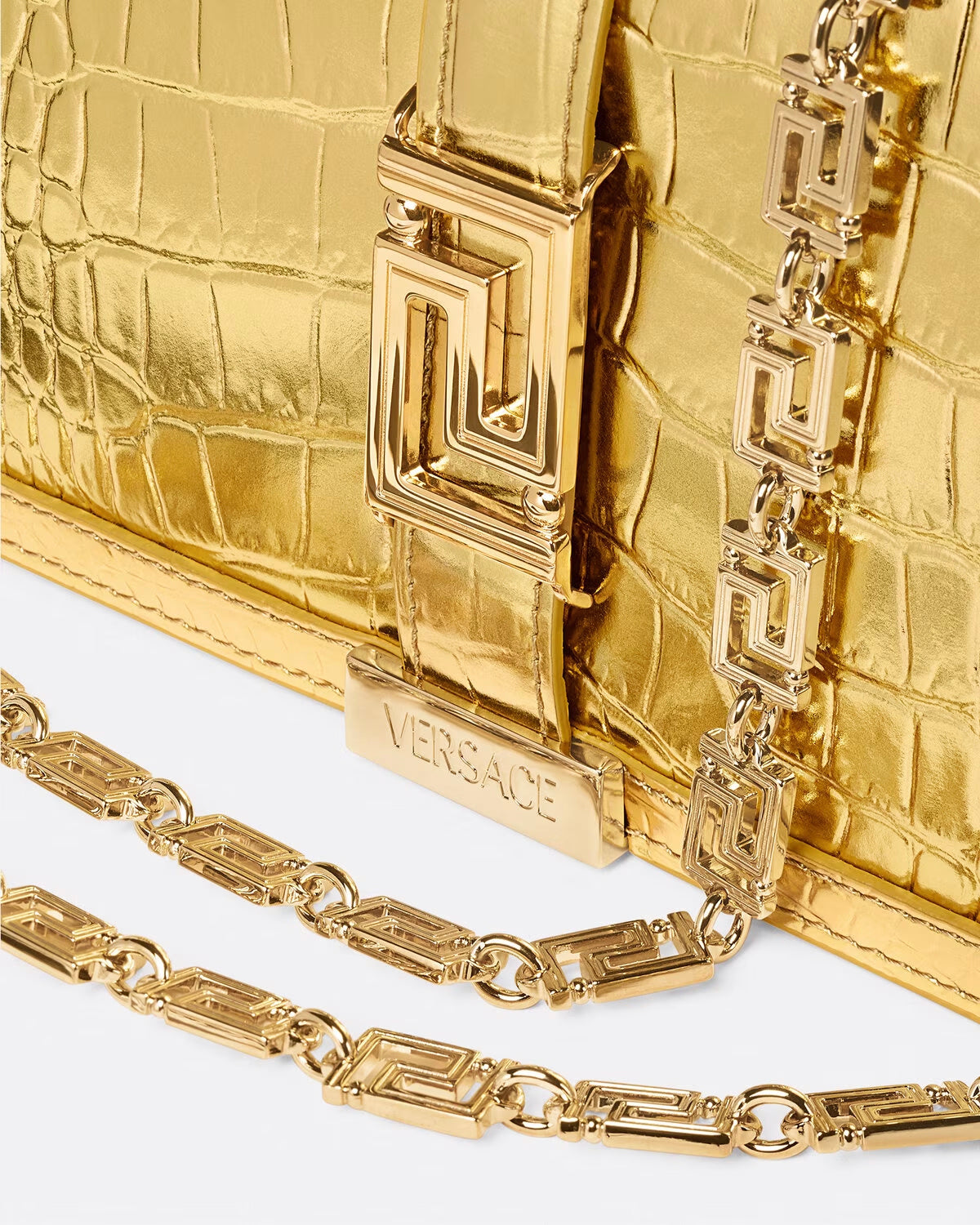 CROC-EFFECT GRECA GODDESS MINI BAG